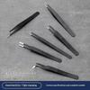 Anti Static Esd Tweezers Set High Precision Tips Multiple Sizes For Electronics Repair Jewelry Making Craft Work