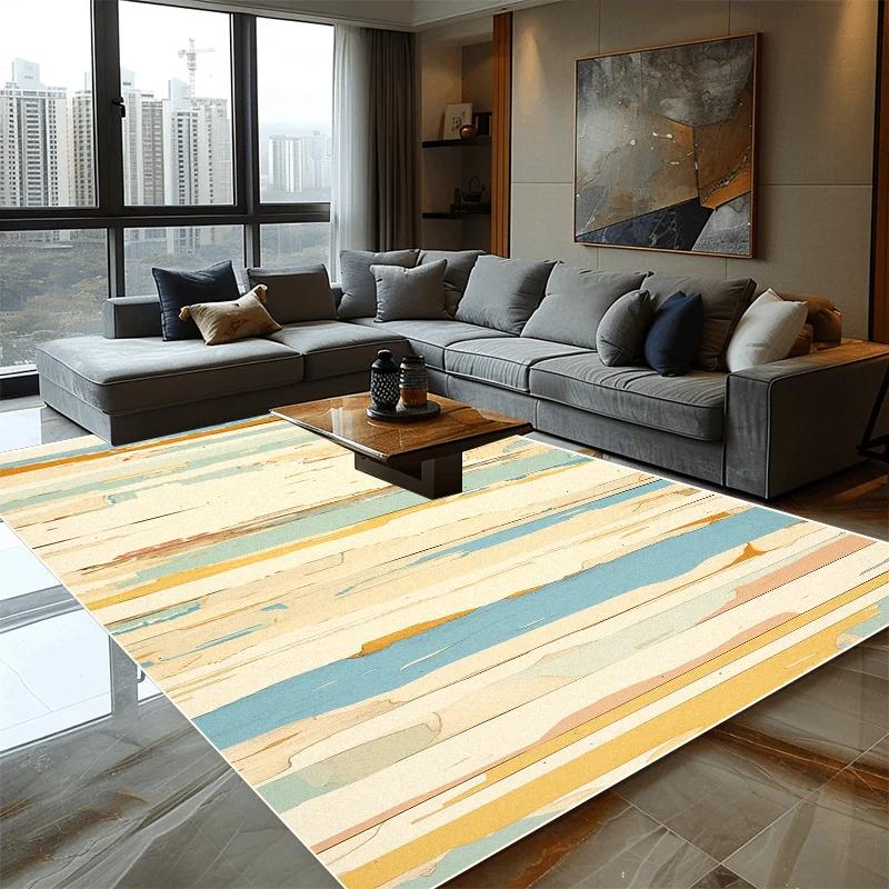 Abstract Art Elastic Carpets for Living Room Sofas Decoration Bedroom Carpet Non Slip Floor Mat Splashing Ink Large Area Rugs