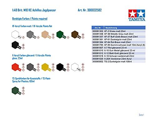 Tamiya Models M10 IIC Achilles Zerstörer Britischer Panzer