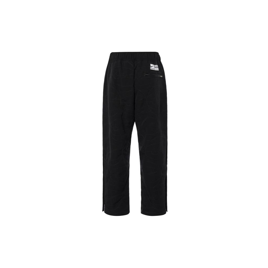 Nike Woven Button Straight Leg Basketball Pants Men Pants Black FD7612-010