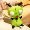 Novo Mochila Robô Gir Olhos 3D Invasor Zim Alien Kawaii Pelúcia Fofa Boneca de Pelúcia Kawaii Mochila para Meninos Meninas Presentes de Aniversário