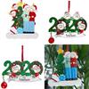 Colorful 2020 Christmas Tree Ornament Quarantine Family Xmas Lockdown Decoration For Lasting Memories