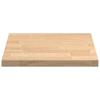 Vidaxl Arbeitsplatten-Kuchenplatte, 40X63,5X2,7 Cm, Rechteckig, Massives Eichenholz