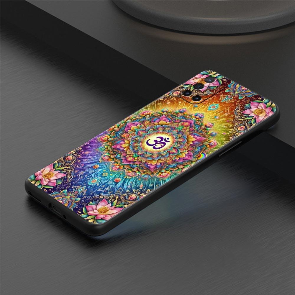 Phone Case For Oneplus 13R 13 12 10T 11 R10 Nord N100 N200 N10 9 9R CE 2 3 Z Pro Lite 5G Soft TPU Cover Indian Pattern Mandala