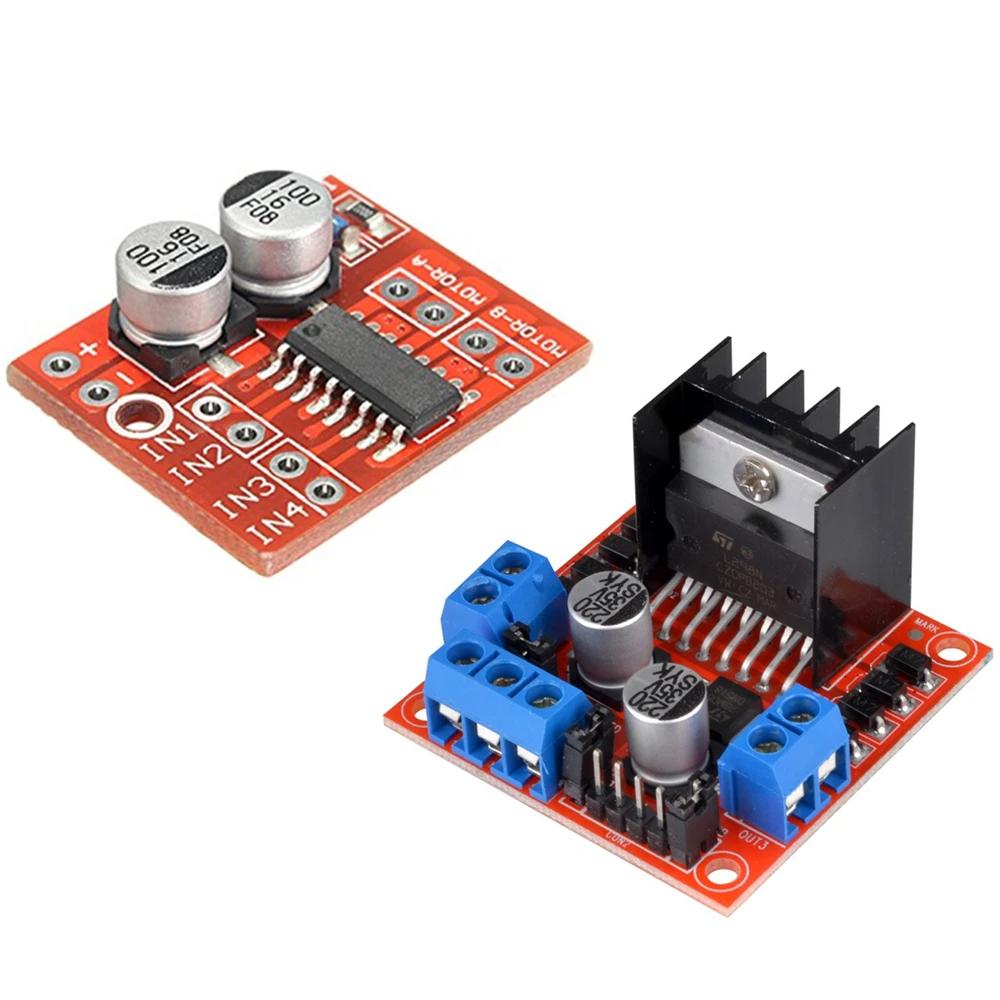 

L298N Motor Driver Controller Board L298 Module For Arduino Dual H Bridge DC Stepper Motor Smart Car Robot breadboard