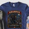 Krampus T-Shirt, Krampus Shirt, Vintage Alpine Folklore Horror Tee, Krampus Christmas Demon T-Shirt, European Yule