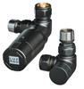 Universal Axial Thermostatic Set Luxrad Matt Black 9005 Matt