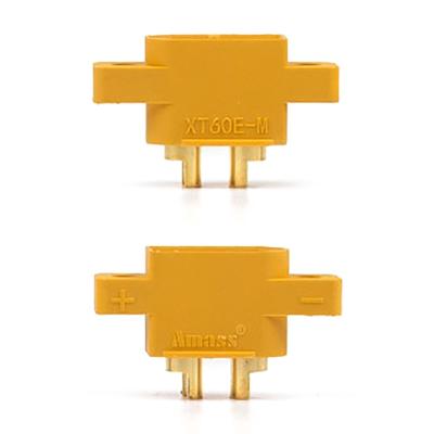5Pcs Amass Xt60E-M Mountable Xt60 Male Plug For Rc Drone Fpv Racing Fixed Board