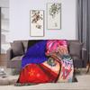 Lil Peep Love Warm Blanket American Rapper Travel Plush Bedding Throws Fluffy Couch Bed Flannel Bedspread Sofa Bed Cover