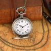 Men"s Anime Pocket Watch Women Necklace Chain Vintage Pendant Clock