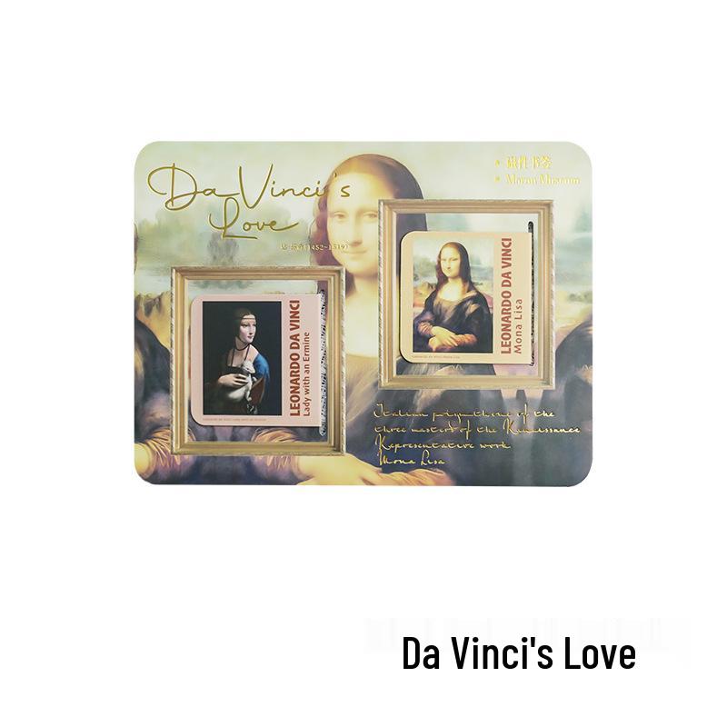 Set mit 4 magnetischen Lesezeichen mit weltberühmten Gemälden: Monet & Van Gogh