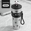 Shangqi Stainless Steel Insulated Car Coffee Mug with Cute Panda Print