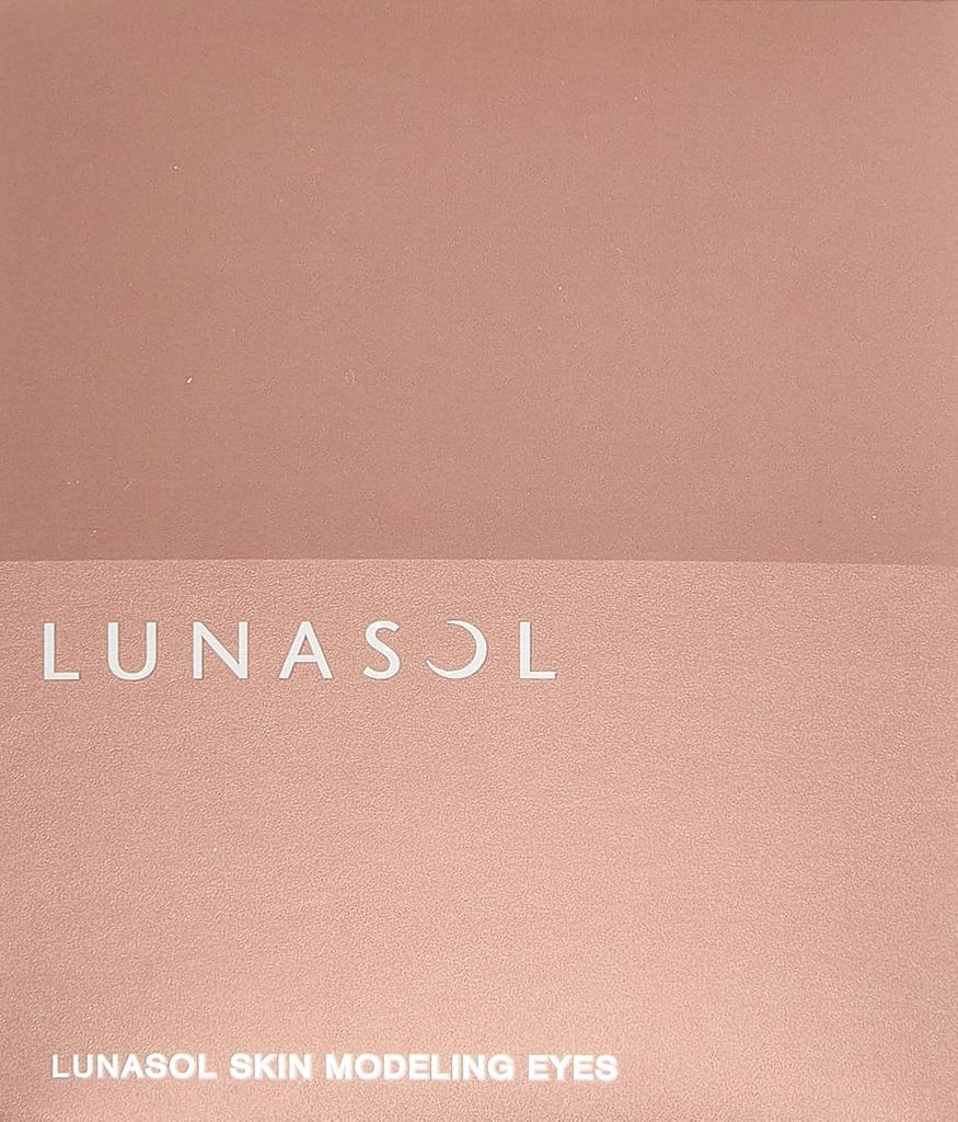 LUNASOL Skin Modeling Eyeshadow 01 Beige Beige 02 Beige Orange Natural Eye Makeup Palette