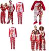 Luxurious Christmas Family Matching Clothes With Adorable Fox Design And Unisex Pajamas Set