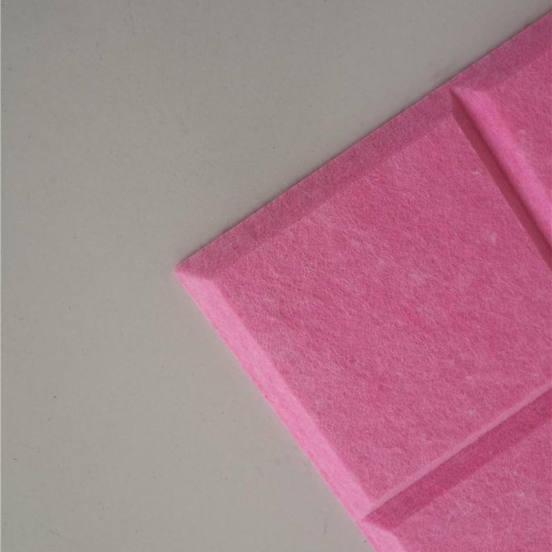 Colorful Felt 9-Grid Photo Wall Sticker: Self-Adhesive Message Board for Office