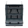 Space Saving Travel Organizers Container Storage Bin for Car Trunk and Home Use with Waterproof Polyester & Mesh Pockets