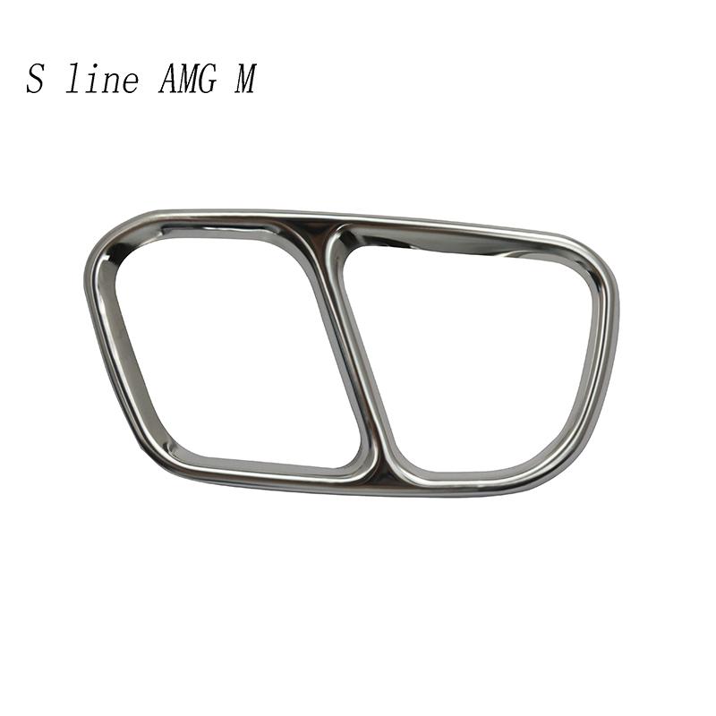 Car Styling dla BMW X5 X6 F15 F16 akcesoria zewnętrzne Auto tylna gardło rura wydechowa dekoracje na okładki naklejki i kalkomanie