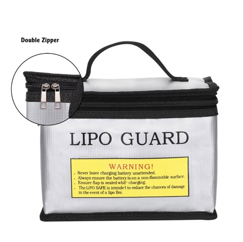 Battery Storage Bag Case Fireproof and Explosions Resistant for Added Safety During Charging
