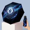 Chelsea FC Pattern Printed Mini 5 Folds 8 Ribs Compact Umbrella Windproof Waterproof Lightweight Portable Folding