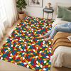Color Blocks Living Room Nonslip Area Rug Soft Carpet For Bedroom Game Playroom Sofa Office Home Decor Doormat Christmas Gift C9261229