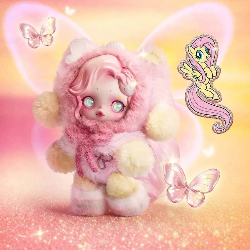 Skullpanda X My Little Pony Pluche Speelgoed Blind Box Met Zacht Pluche Materiaal Voor Kinderen En Verzamelaars