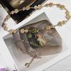 Metal Flower Waist Chain Retro Versatile Belt Women'S Dress Suit Jeans Decoration Waistband Clothing Accessories