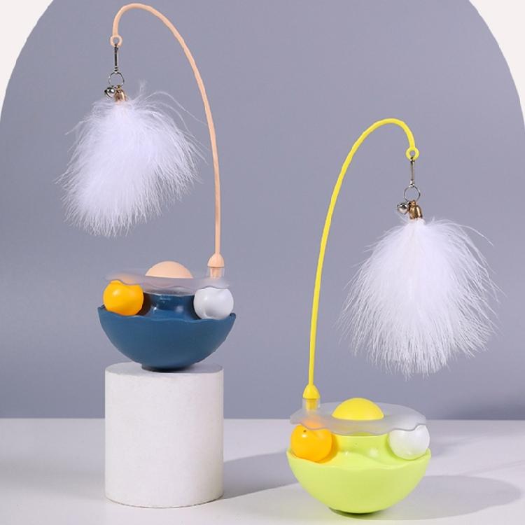 Wand Cats Toy Teaser Cats Toy Wobble Toy Feathered Detachable Wand