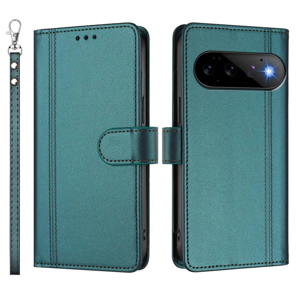 Wallet Case for Google Pixel 11 10 9 Pro XL 8 7 6 Pro 5 XL 4A 5G Card Holder Leather Flip Cover Magnetic Clasp Kickstand Case
