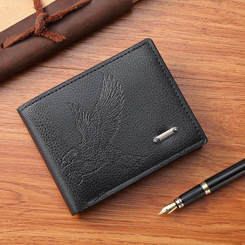 Wallet Men's Multi-Card Position Fashion Business Short Wallet Business High-end Card Bag Spot