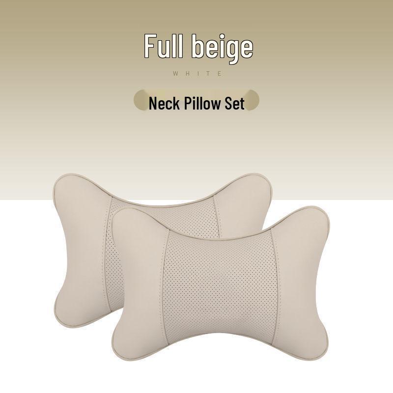 Zestaw poduszek podpierających szyję i lędźwie na zagłówek samochodowy na poduszkę oparcia