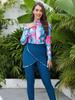 2024 Women's Conservative Printed Burkini Swimwear