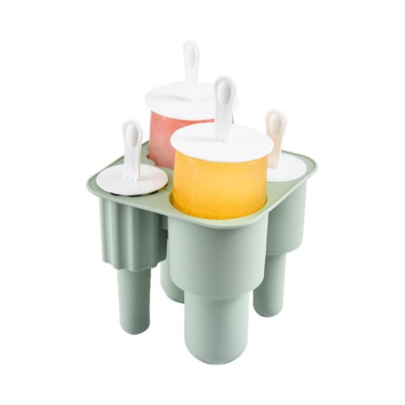 

Flexible Silicone Popsicles Maker Set Creative Easy Releases Ice Lolly Mould for Family Gatherings and Parties