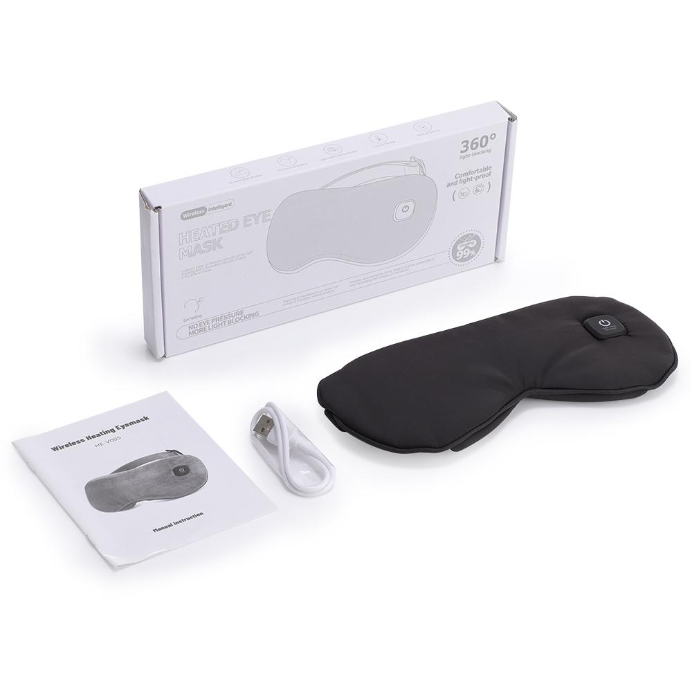 

USB Нагрівана маска для очей Багаторазова 3 режими Гарячий компрес Маска для очей Масажер для очей Для сну Набряклість очей Проти темних кіл Патч Догляд за очима