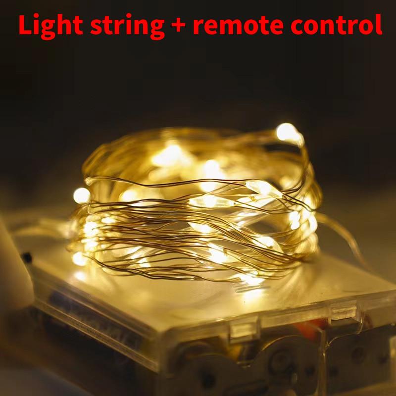 

Copper Cake Led Wire Light String Christmas Decorative Atmosphere Lamp Gifts Warm White