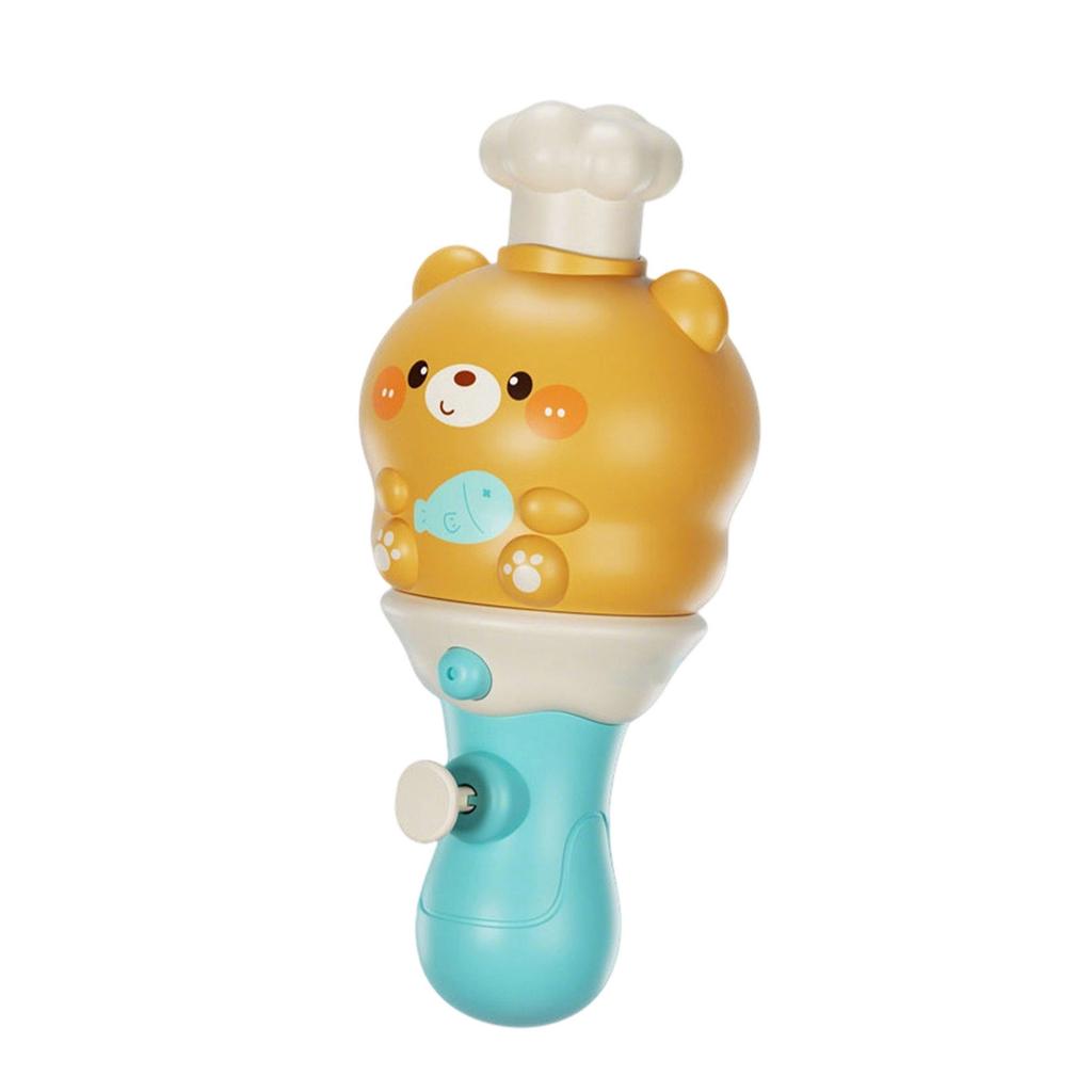 2 In 1 Bubble Blower and Water Gun Toy for Kids Animal Design Handheld Outdoor Play Set for Bubble Making and Water Shooting