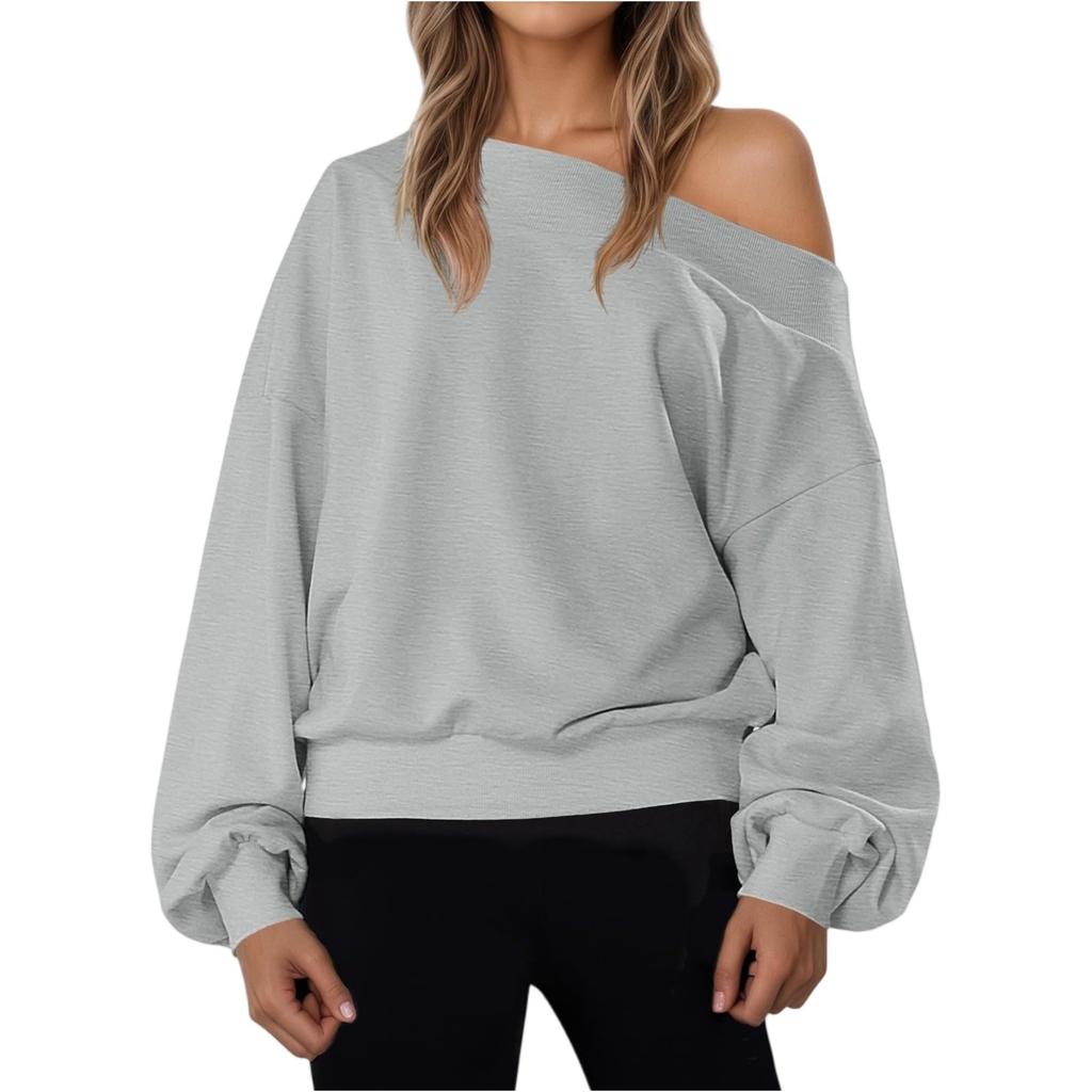 Women's Solid-color Fashionable Long-sleeved Top