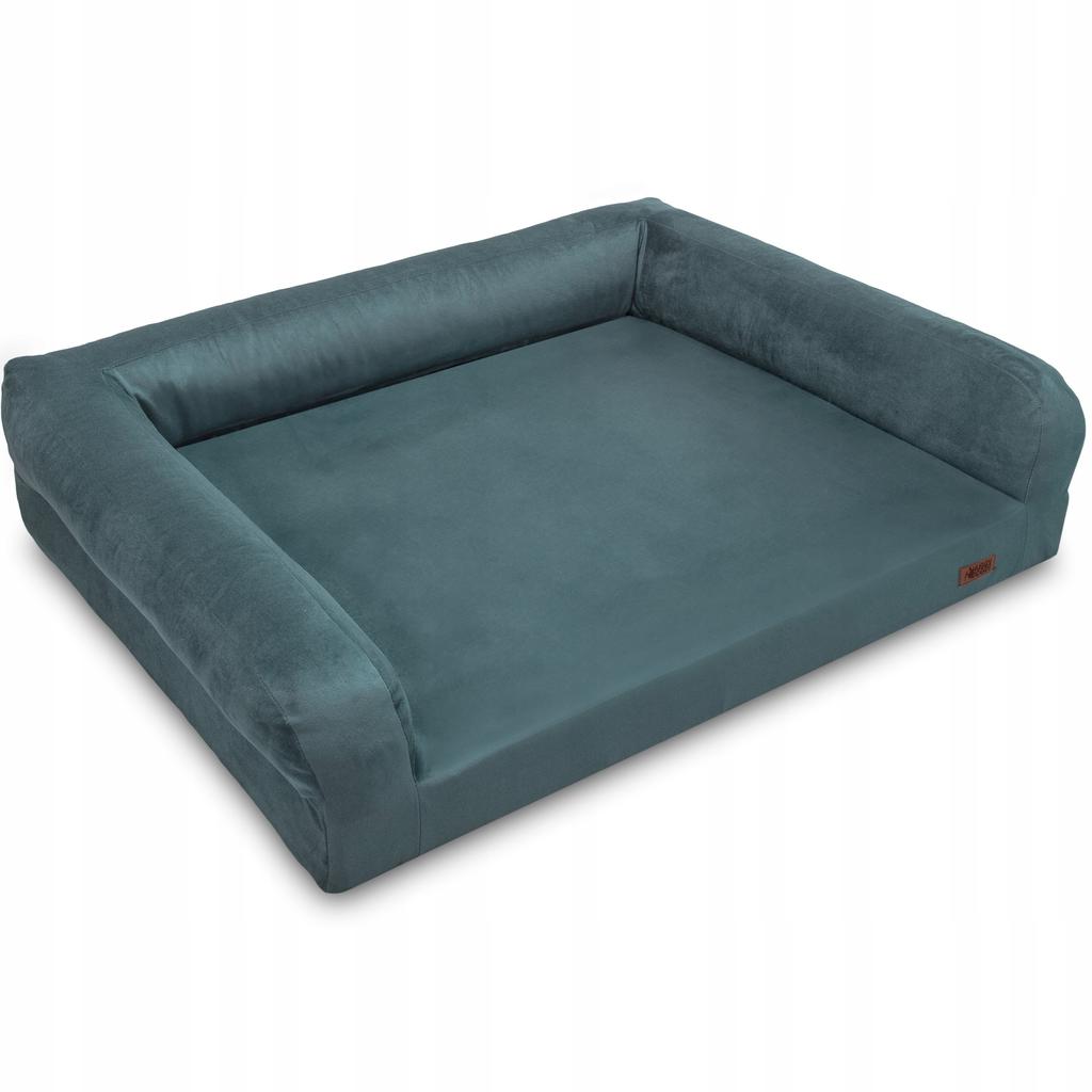 Legowisko dla psa z zamkami kanapa sofa ortopedyczna buldog huggy doggy l