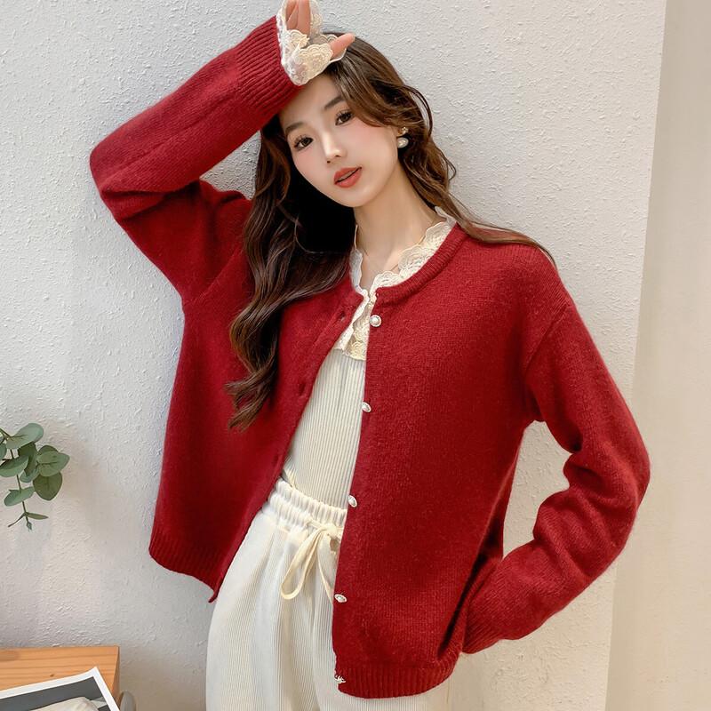 

MOKANA Women s Elegant Long Sleeve Knit Sweater One Size
