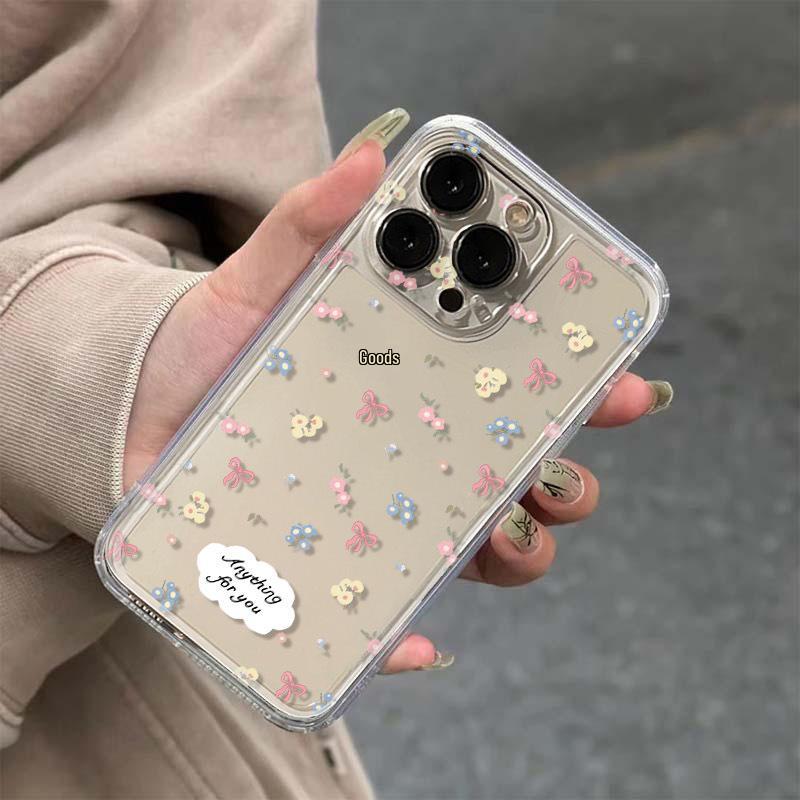 Floral Style Soft Case for iPhone 11/12/16 Pro Max, Full Coverage, Drop-Proof