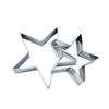 3PCS Molds Cookies Biscuits Cake Moulds Star Shaped Stainless Pastry Baking Tools Set