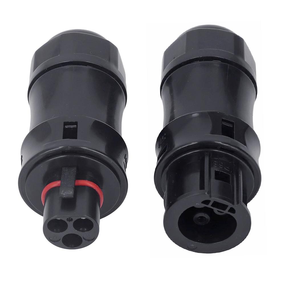 Bc01 3-Pin-Stecker AC Stecker/Buchse IP68 für Solar-Netzanschluss-Mikro-Wechselrichter Hoymiles Deye APsystems PV-Panel Stromversorgungs-Setup-Adapter