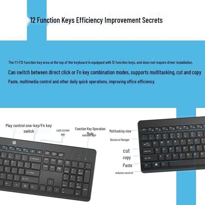 HP 235 Wireless Keyboard and Mouse Combo