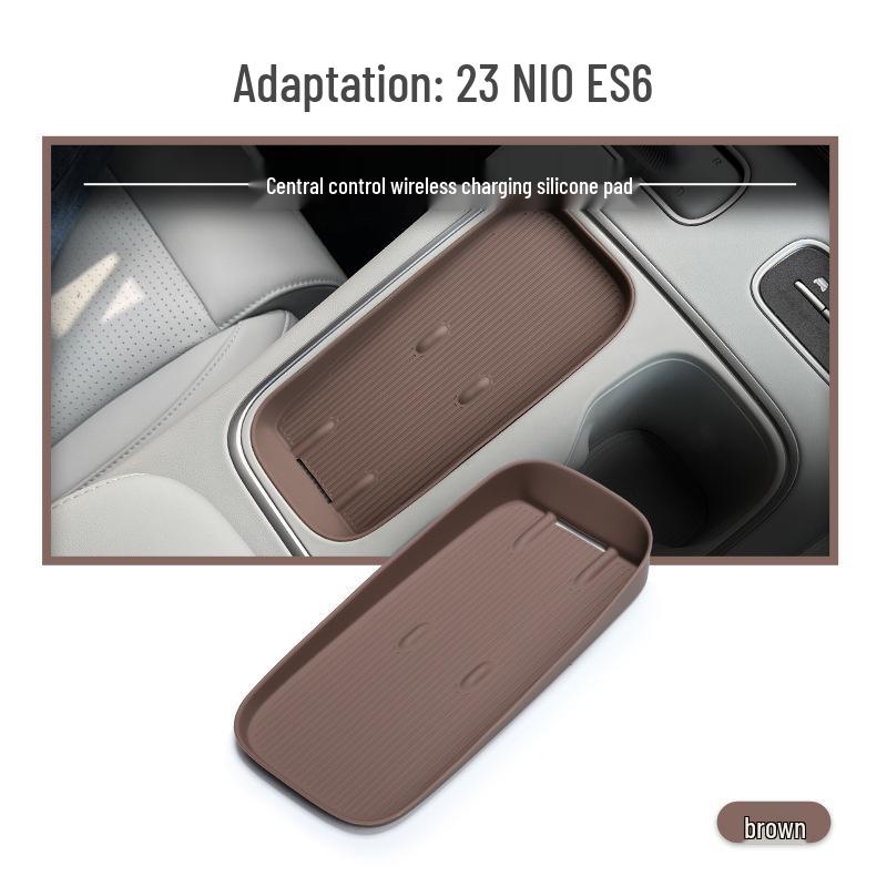 

23-24 NIO ES6 Silicone Anti-Slip Wireless Charging Pad for Center Console.