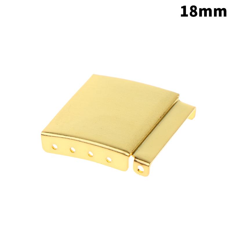 1Pc Steel Watch Strap Bracelet Extender Clasp Extension With Step Gold/ Silver Color 12-24Mm Repair Accessory For Watch Repair