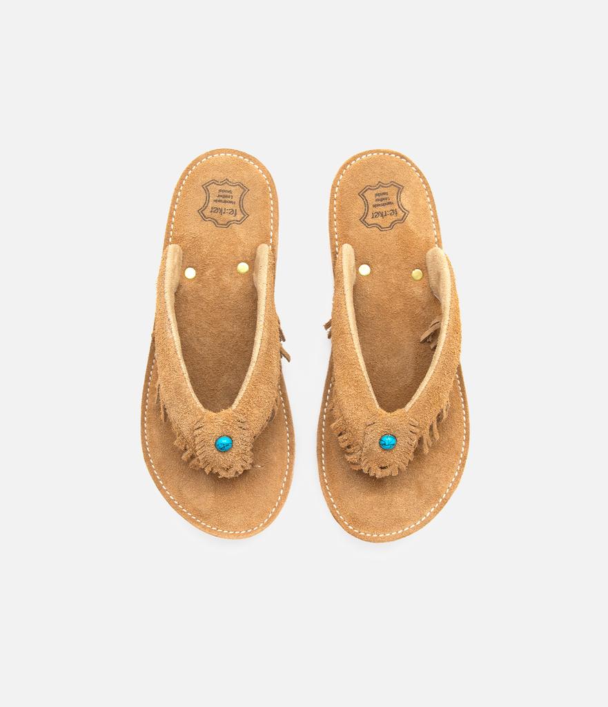 Ferker Koi Suede Flip-Flops - Sand