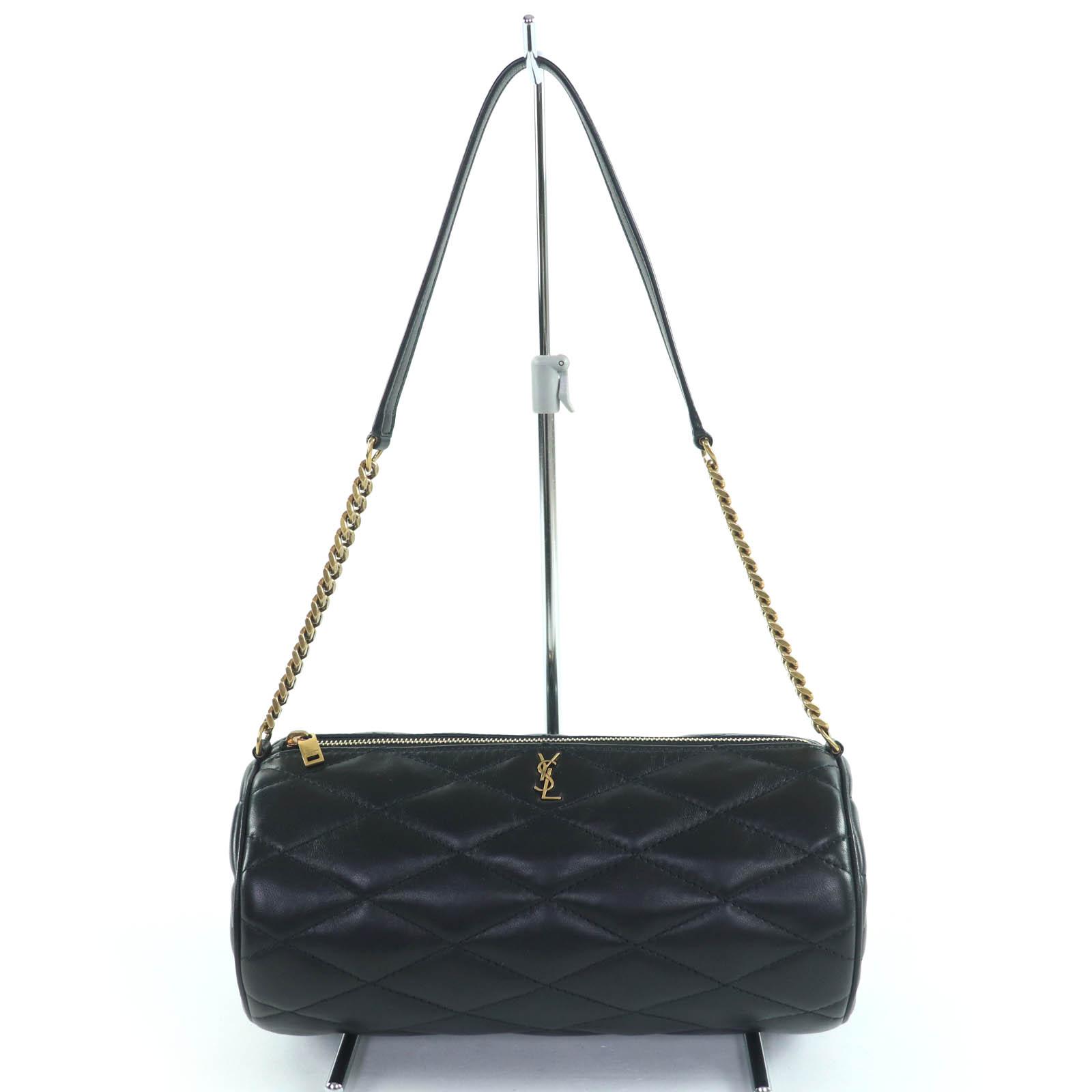 

Excellent SAINT LAURENT Sade Small Tube Bag ChainShoulder Bag black 712706 Used