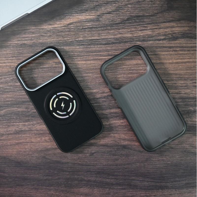 Magnetic Snap-on Phone Case IPhone 17 Pro Max Air Shockproof Luxury Slim Cover PU Leather Protective Shell