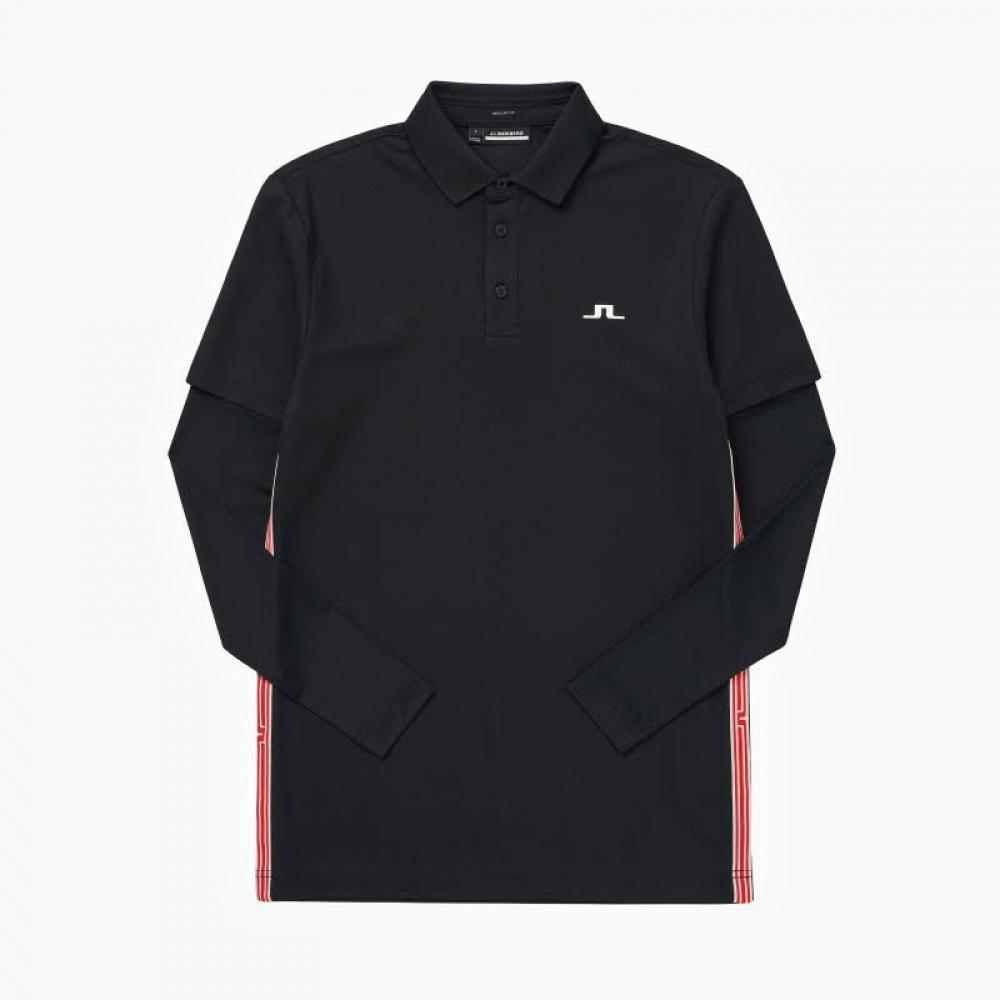 Jay Lindberg Gmjt08584 9999 Liam Regular Fit Polo Golf Men S Long Sleeve Tee