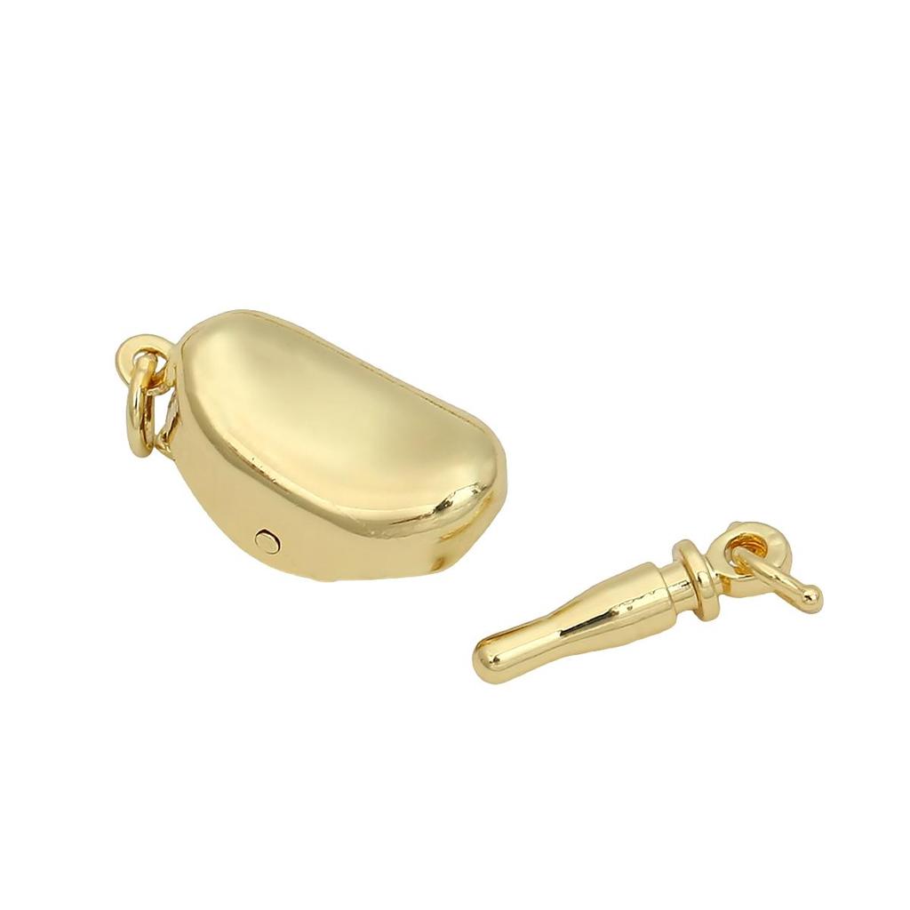 1 zestaw/worek miedziana klamra Yuanbao do ręcznie robionej biżuterii DIY