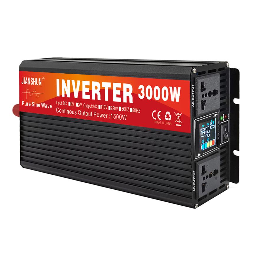 2024 Full Effekt Ren Sinusbølge Inverter 5000W 12V/24V til 220V